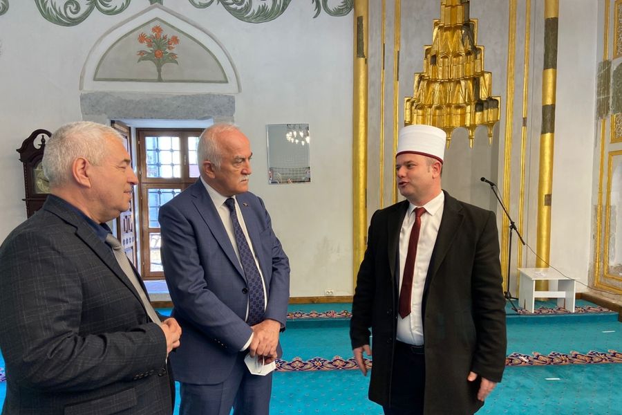 DIRECTOR GENERAL OF FOUNDATIONS Mr. BURHAN ERSOY VISITED THE HAYDAR ...